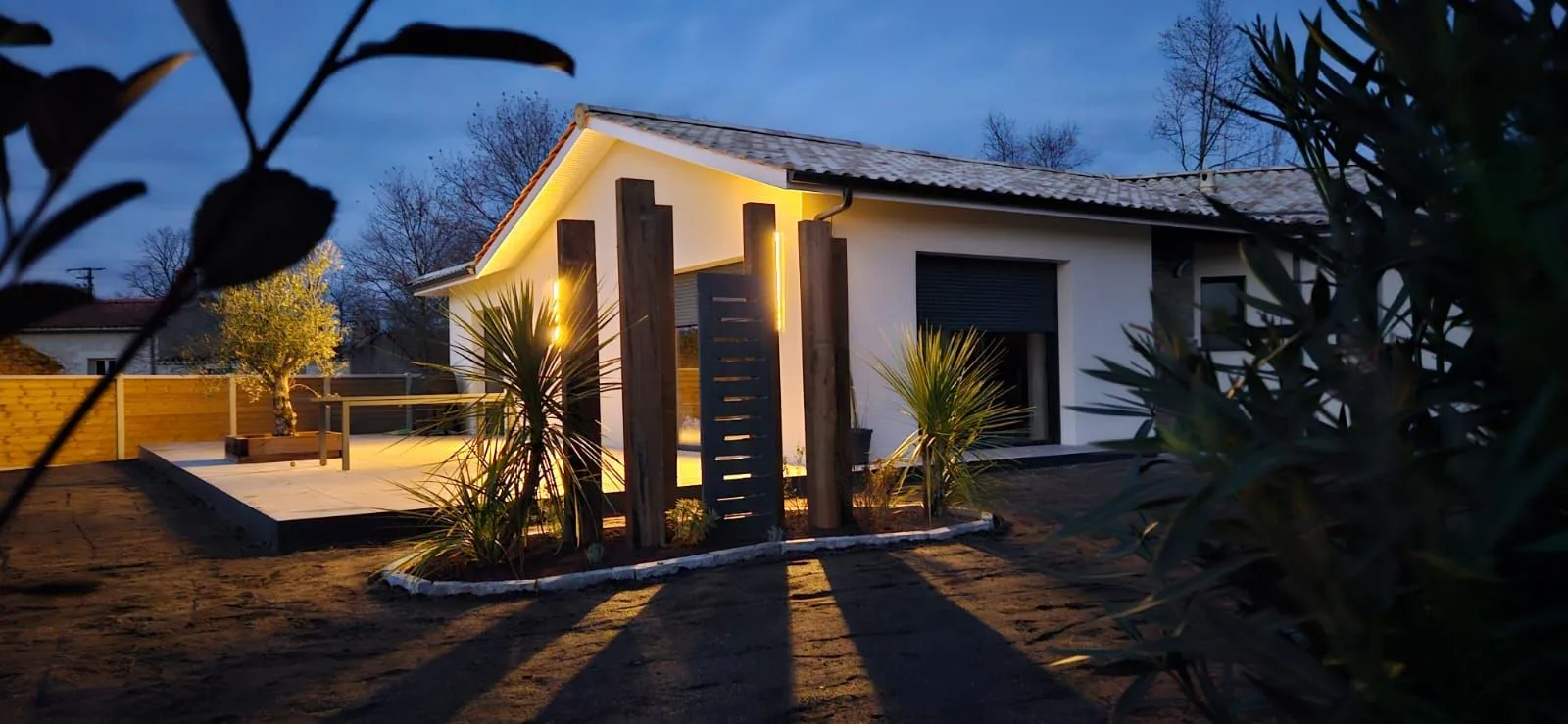 Aménagement paysager par RONDET PAYSAGES — Médoc / Bassin d'Arcachon / CUB (réf. amenagement-22)